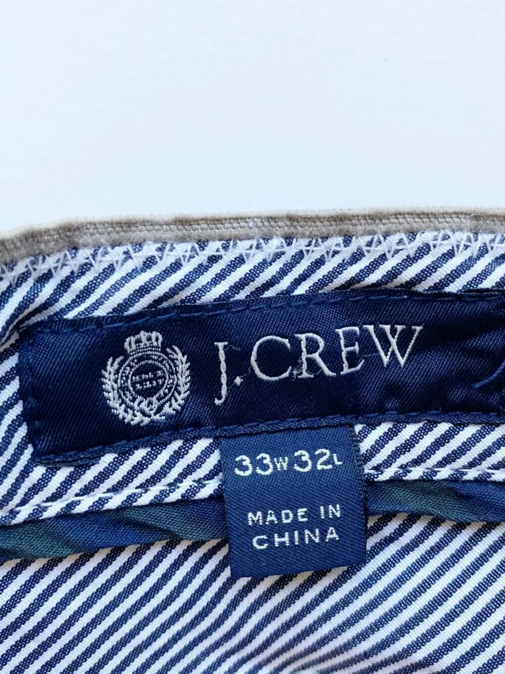 J.Crew Mens Brown Classic Fit Corduroy Pants 33x32